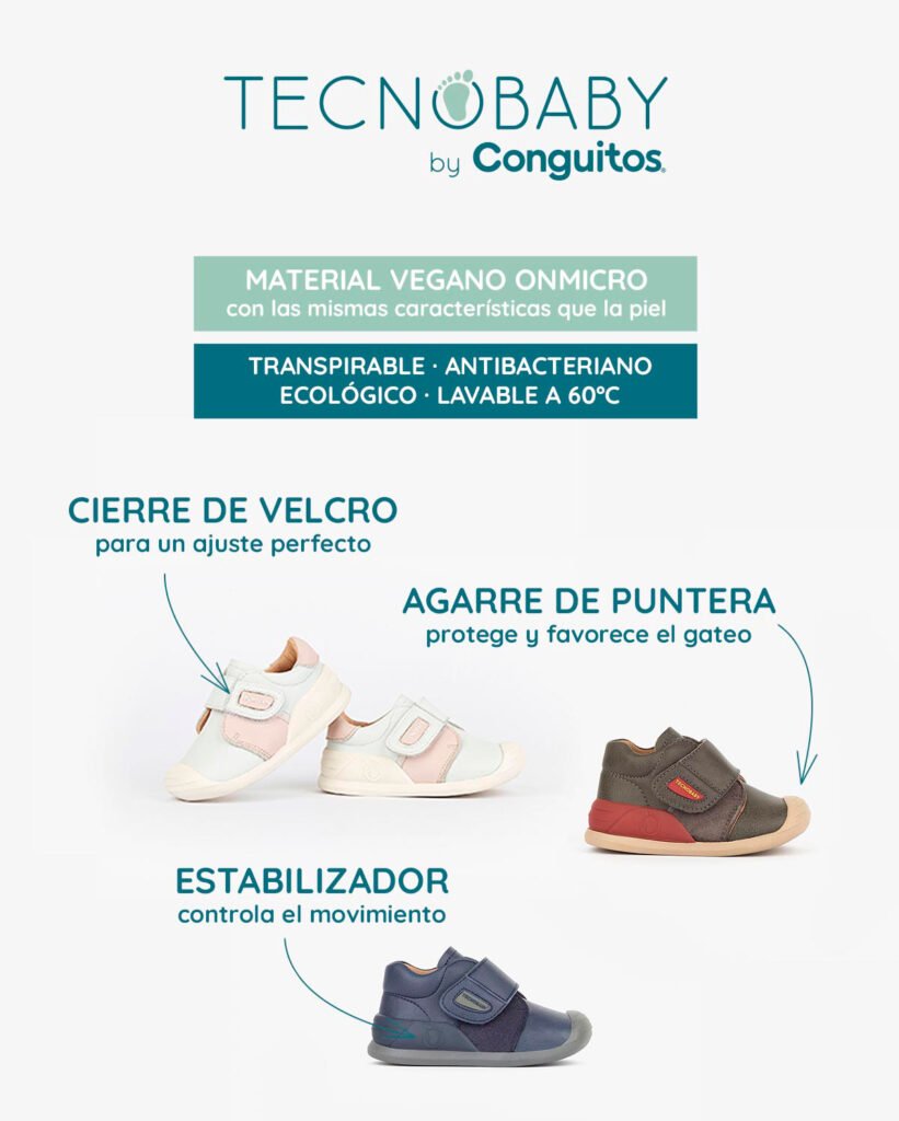 Zapatos De Tela Conguitos Para Niño - Mary Janes Blancos Con Detalle De Olas, Suela Flexible Zero-drop - Ideales Para Primeros Pasos