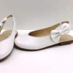 Zapato Ceremonia Moña Lateral Blanco Andanines