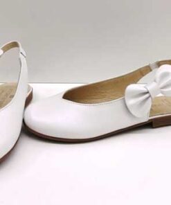 Zapato Ceremonia Moña Lateral Blanco Andanines