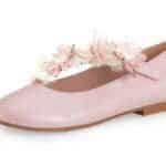 zapato de ceremonia rosa nacarado