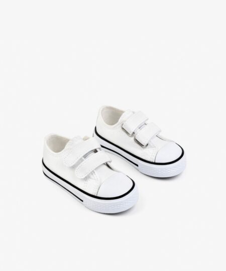 Zapatillas Básicas de Lona Blanco