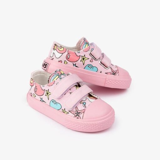 Zapatillas de Lona Unicornio Rosa Conguitos - Imagen 1