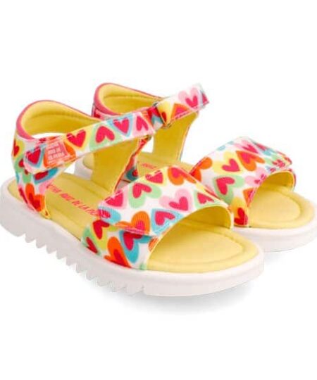 Sandalia Estampado Corazones Agatha Ruiz de la Prada