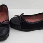 Bailarina Serraje Piel Marino Conguitos