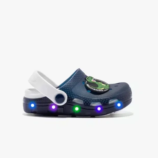 Zueco Dinosaurio Azul Luz Conguitos - Imagen 3