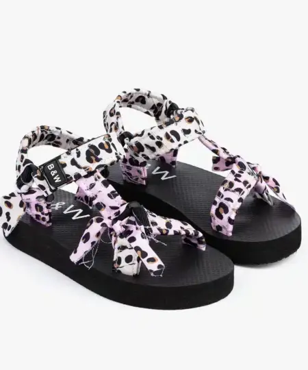 Sandalia Estampado Leopardo Conguitos
