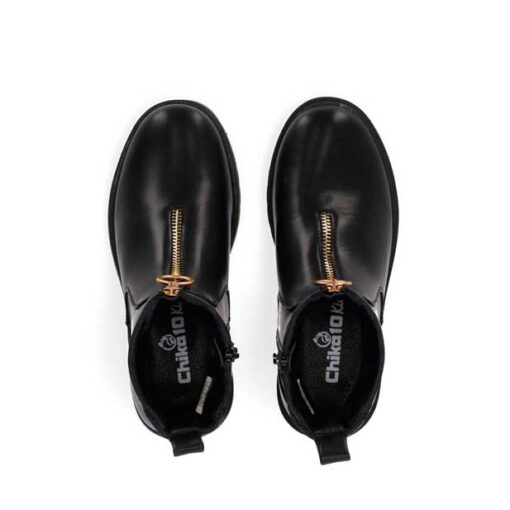 bota cremallera 23449 DADO-15 Negro arriba chika10 chikihuellas