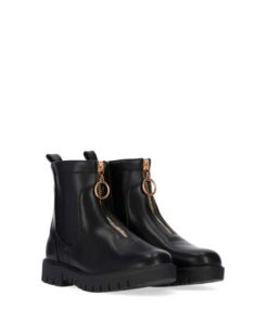 bota cremallera 23449 DADO-15 Negro frente chika10 chikihuellas