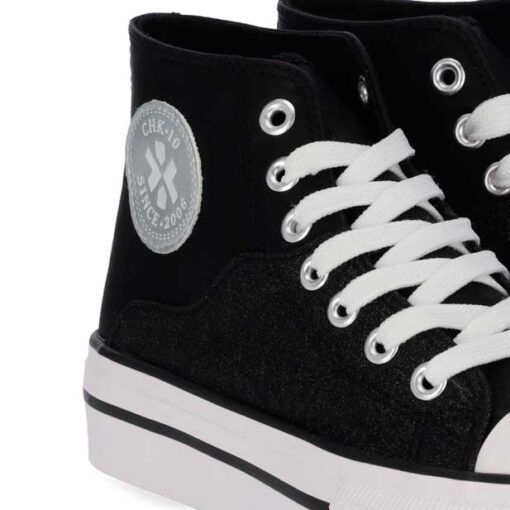 botin lona 23297 CITY UP KIDS-15 Negro cerca chika10 chikihuellas