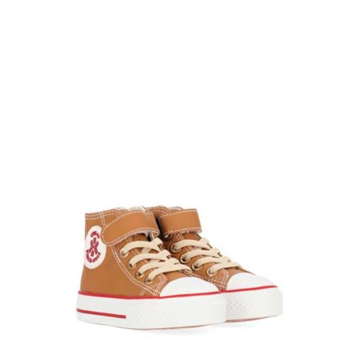 deportiva botin 23597 LITO-37 mostaza frente chika10 chikihuellas