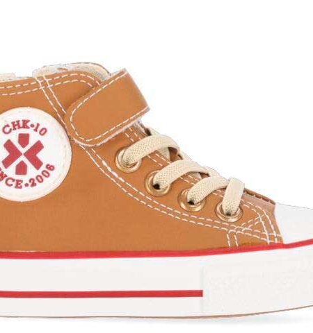 deportiva botin 23597 LITO-37 mostaza lado chika10 chikihuellas