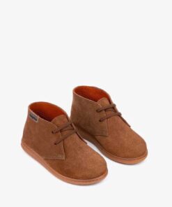 bota repelente agua vison marron MI125510 frente conguitos chikihuellas