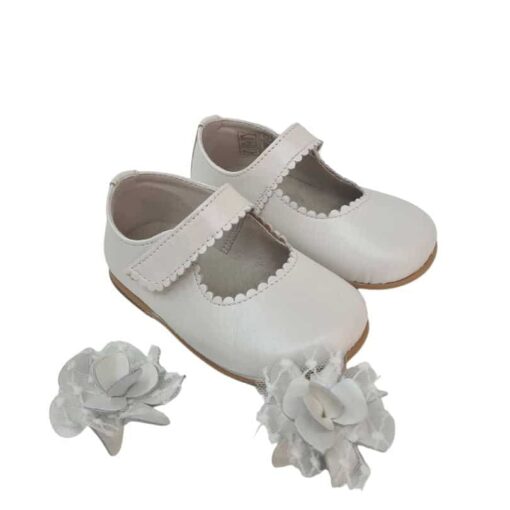 mercedita flor flexible quita y pon pirufin chikihuellas blanco PF11171 sin flor
