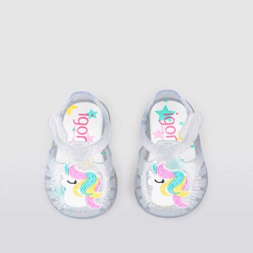 Cangrejera Plastico Unicornio Transparente Igor - Imagen 4