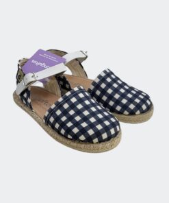 Esparteña Vichy Azul Conguitos