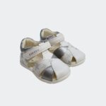 Sandalia Blanca Plata Geox