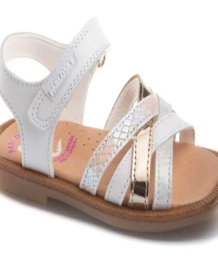 Sandalia Tiras Doradas Pablosky