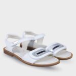 Sandalia Adorno Plata Garvalin