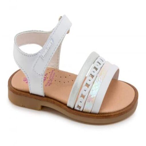Sandalia Cadena Blanca Pablosky - Imagen 1