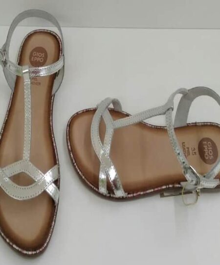 Sandalia Empeine Plata Gioseppo