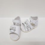 Sandalia Blanca Velcro Ceremonia