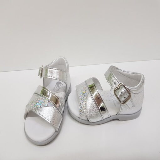 Sandalia Plata Ceremonia - Imagen 1