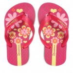Chancla Flores Fucsia Ipanema