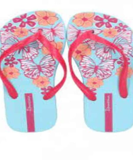 Chancla Flores Celeste Ipanema