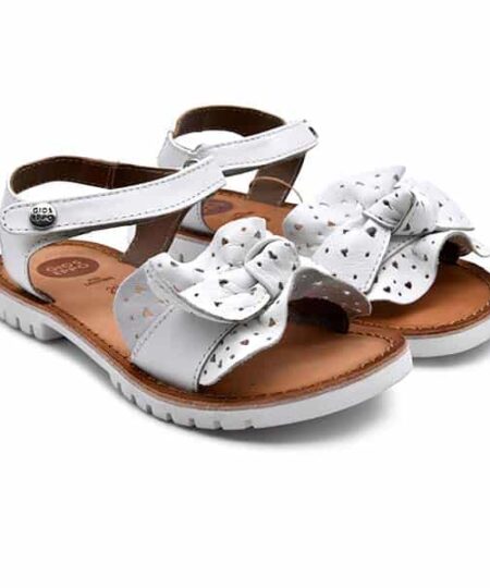 Sandalia Troquelado Blanco Gioseppo