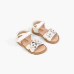 Sandalia Velcro Flor Conguitos