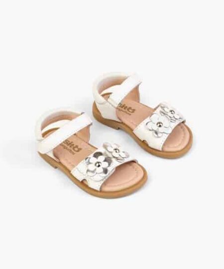 Sandalia Velcro Flor Conguitos