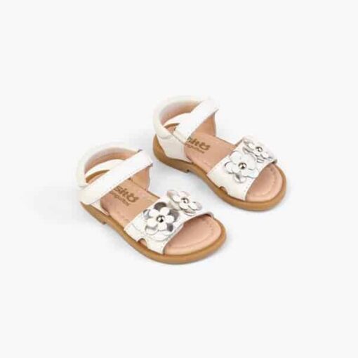 Sandalia Velcro Flor Conguitos - Imagen 1