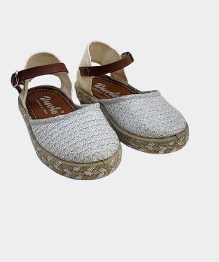 Esparteña Plata Duvic