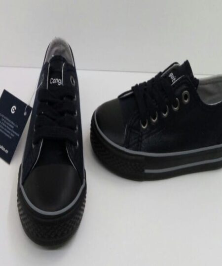 Tenis Lona Efecto Piel Conguitos