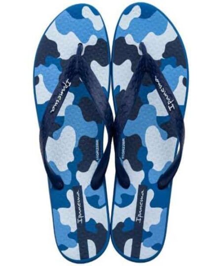 Chancla Camuflaje Azul Ipanema