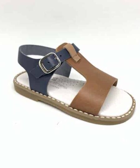 Sandalia Combinada Marron Andanines