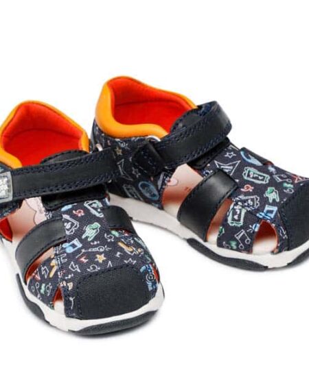 Sandalia Garabatos Marino Garvalin