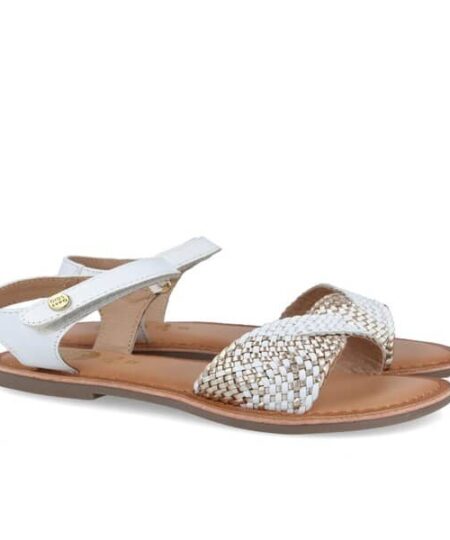 Sandalia Trenzado Blanco Gioseppo