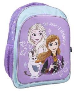 mochila escolar mediana 41 cm frozen con elsa ana y olaf tambien se puede añadir carro