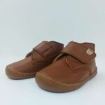 bota marron velcro pirufin calzado respetuoso chikihuellas