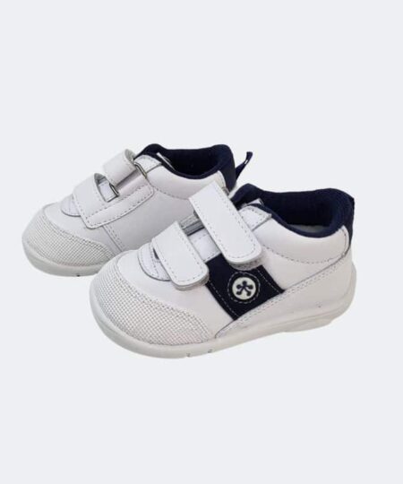 sneakers deportivo blanco y marino de lamarca titanitos