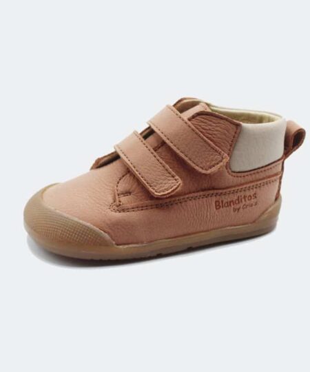 bota viena cuero blanditos calzado barefoot