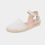 Esparteña Encaje Blanca Titanitos