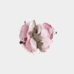 flor rosa simple para complemento de zapato comunion