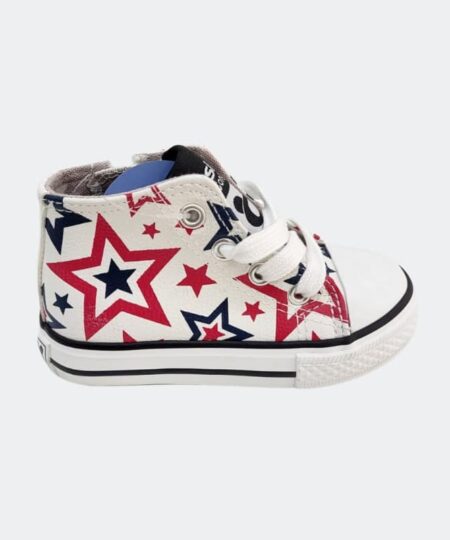 bota conguitos estrellas grandes cierre cremallera