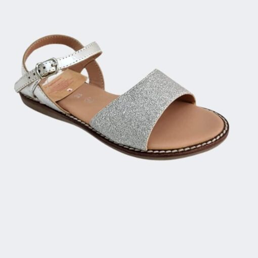 Sandalia Napa Plata Conguitos - Imagen 1