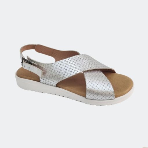 Sandalia Plata Hebilla Kaola - Imagen 1