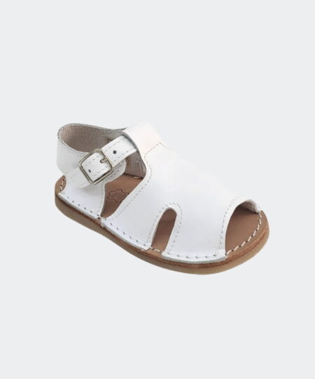 Sandalia Piel Blanca Dar2