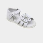 Sandalia Flor Velcro Ceremonia