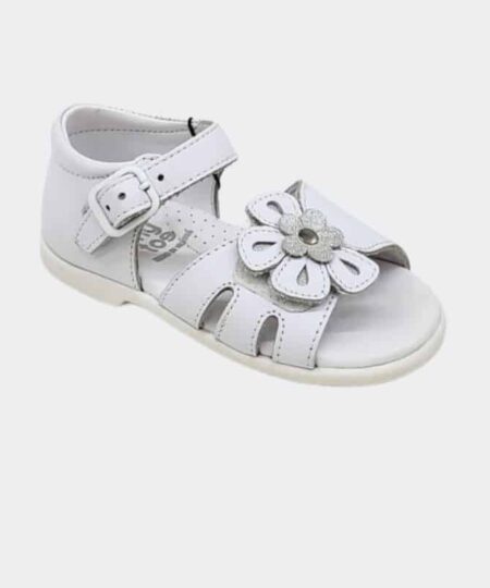 Sandalia Flor Velcro Ceremonia